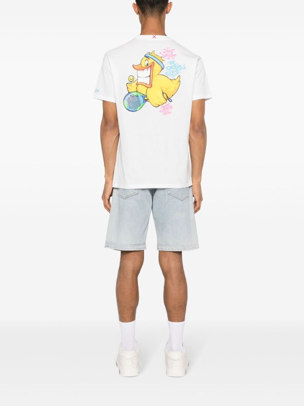 MC2 Saint Barth Ducky Padel cotton T-shirt - Wit