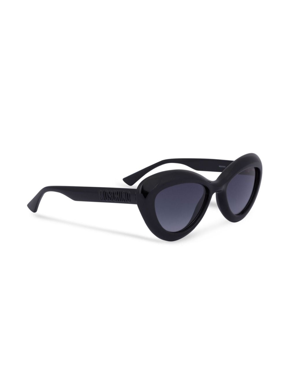 Moschino Eyewear Opblaasbare zonnebril met cat-eye montuur - Zwart