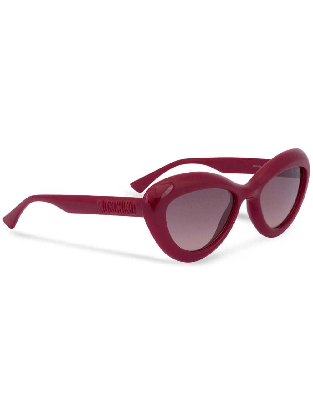 Moschino Eyewear Opblaasbare zonnebril met cat-eye montuur - Rood
