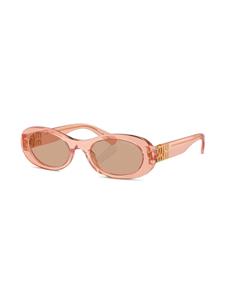 Miu Miu Eyewear Zonnebril met piloten montuur - Roze