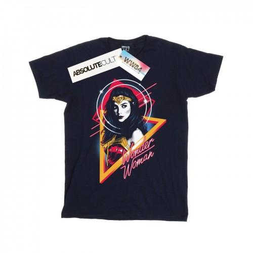 DC Comics Mens Wonder Woman 84 Diana 80s Triangle T-Shirt