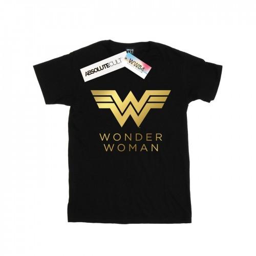DC Comics Mens Wonder Woman 84 Golden Logo T-Shirt