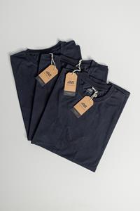 DIRTS Herren vegan Multipack T-Shirt Premium Standard 2.0 Schwarz