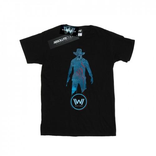 Westworld Mens Digital Man In Black T-Shirt