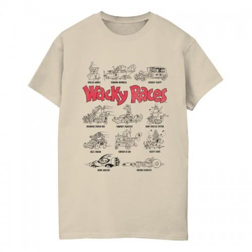 Wacky Races Mens Car Lineup T-Shirt