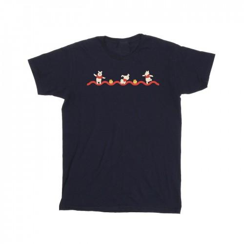 Disney Mens Winnie The Pooh Hunny Line T-Shirt