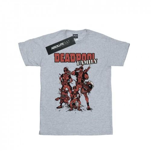 Marvel Mens Deadpool Family Group T-Shirt