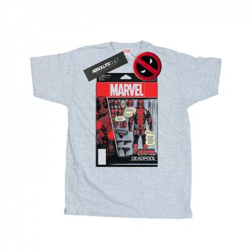 Marvel Mens Deadpool Action Figure T-Shirt