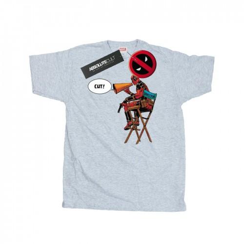 Marvel Mens Deadpool DirectorÂ´s Chair T-Shirt