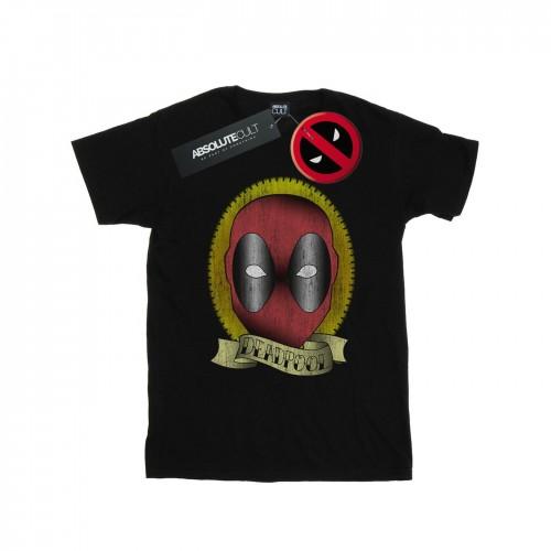 Marvel Mens Deadpool Tattoo Print T-Shirt