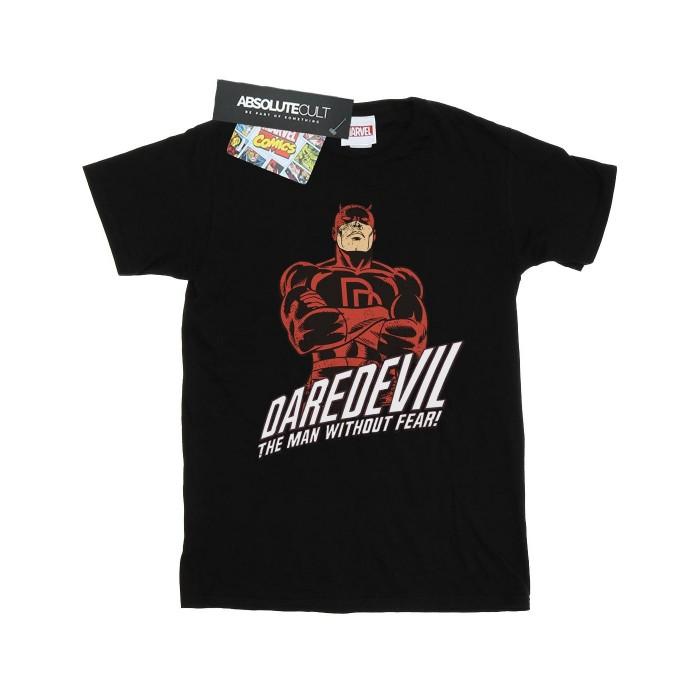 Marvel Mens Daredevil Slogan T-Shirt