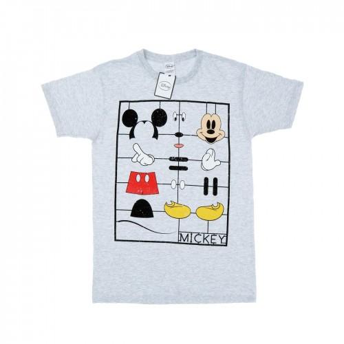 Disney Mens Mickey Mouse Construction Kit T-Shirt