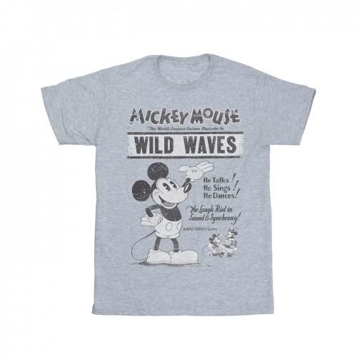 Disney Mens Mickey Mouse Making Waves T-Shirt