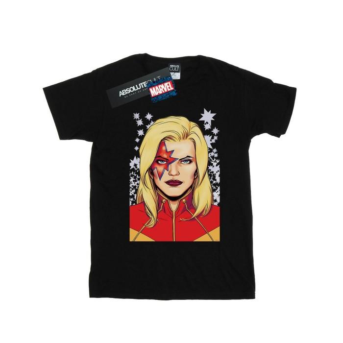 Marvel Mens Captain  Glam T-Shirt