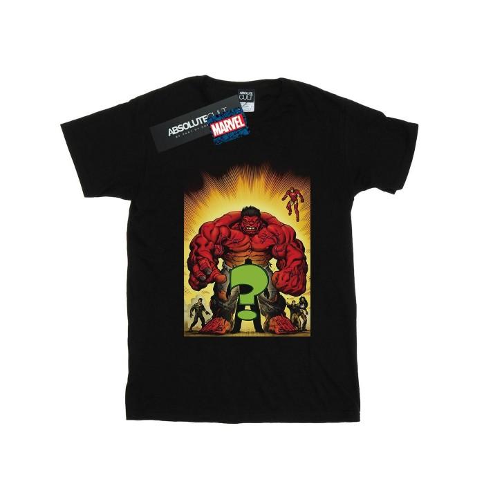 Marvel Mens Who Is The Red Hulk T-Shirt