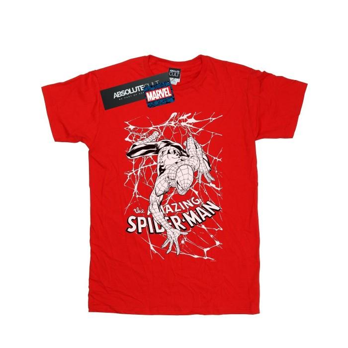 Marvel Mens Spider-Man Web Crawler T-Shirt