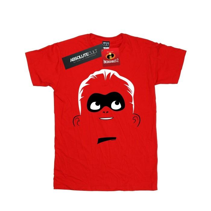 Disney Mens Incredibles 2 Dash Face T-Shirt