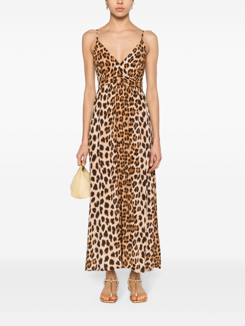 LIU JO Maxi-jurk met luipaardprint - Beige