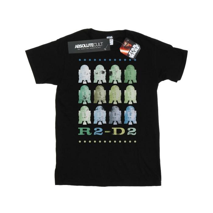 Star Wars Mens Green R2-D2 T-Shirt