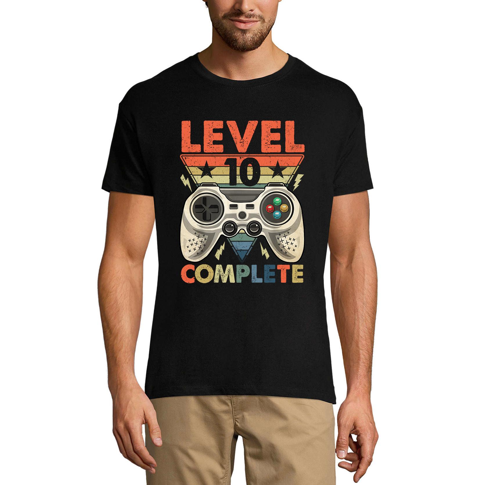 Ultrabasic Gaming T-shirt voor heren Level 10 Compleet - Cadeau voor 10e verjaardag