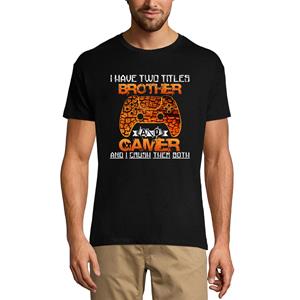 Ultrabasic Heren T-shirt Brother en Gamer - Videogames - Cadeau voor volwassen gamers