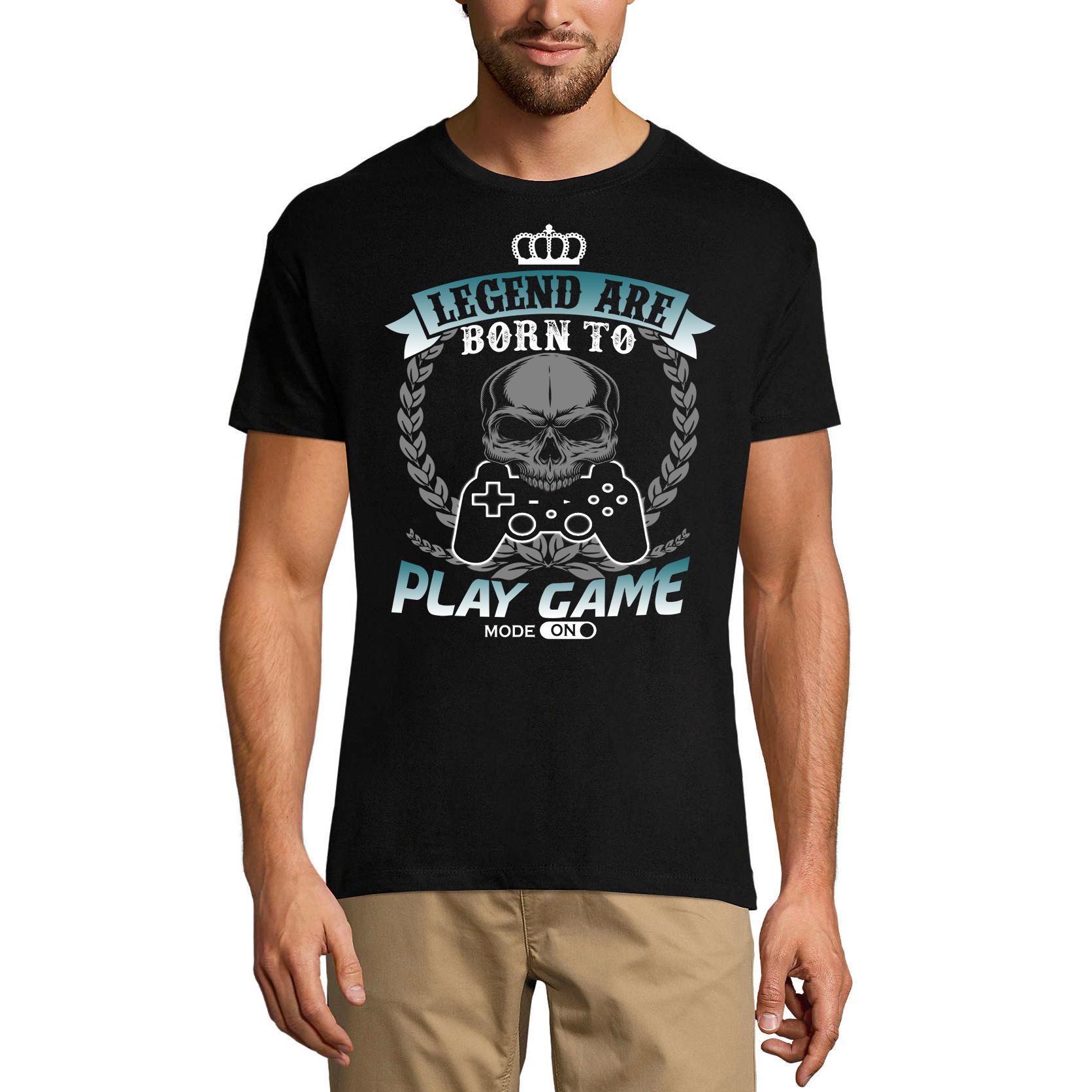 Ultrabasic Gamingshirt voor mannen Geboren om game te spelen - Videogame - Vintage T-shirt