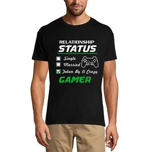 Ultrabasic Heren T-shirt Relatiestatus genomen door Crazy Gamer - Humor Tees