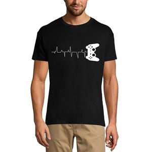 Ultrabasic Heren T-shirt Controller Game Heartbeat - Verjaardagscadeau voor gamers