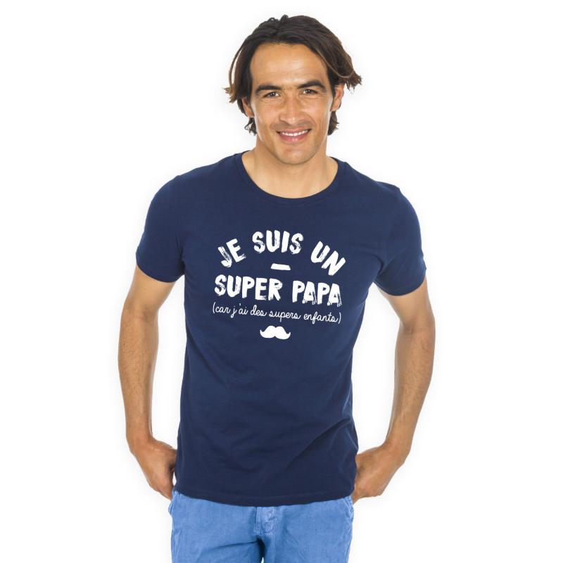 We are family Men's T-shirt - I'M A SUPER DAD BECAUSE I HAVE SUPER KIDS