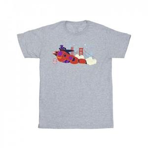 Disney Mens Big Hero 6 Baymax Hiro Bridge T-Shirt
