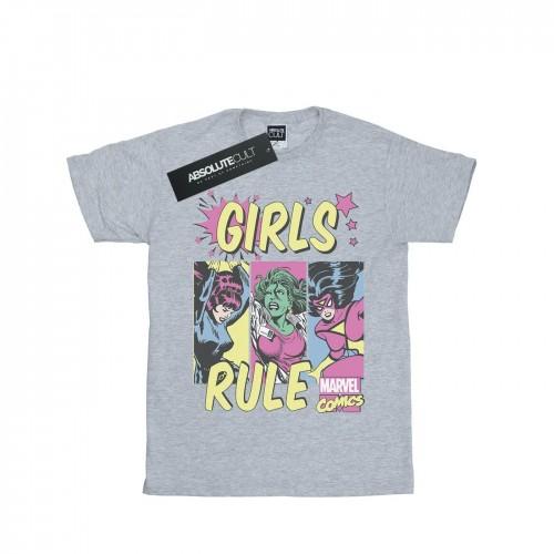 Marvel Comics Mens Girls Rule T-Shirt