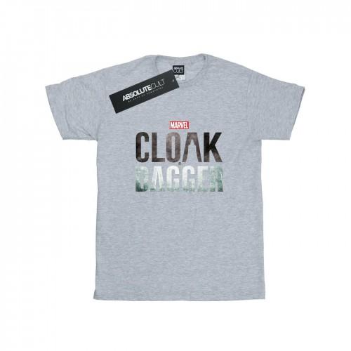 Marvel Mens Cloak And Dagger Logo T-Shirt