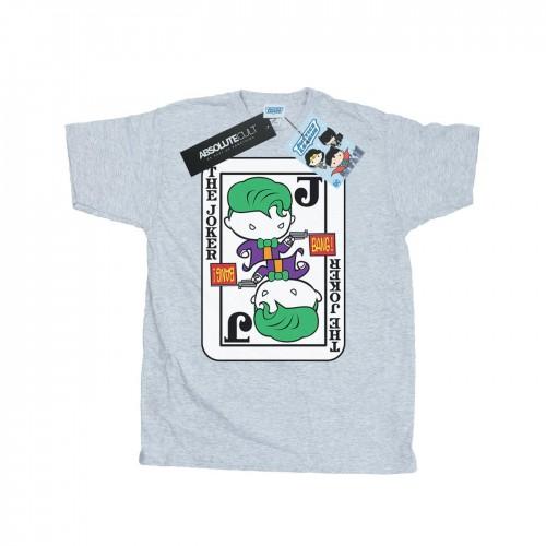 DC Comics Mens Chibi Joker Playing Card T-Shirt