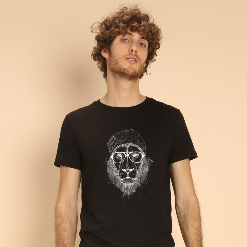 Le Roi du Tshirt T-shirt Homme - COOL LION