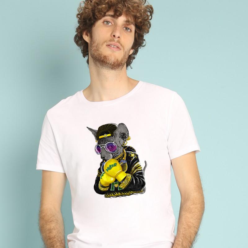 Le Roi du Tshirt Men's T-shirt - BOXING CAT SIAMESE