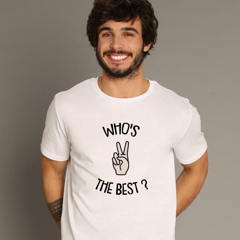 Le Roi du Tshirt T-shirt Homme - WHOS THE BEST