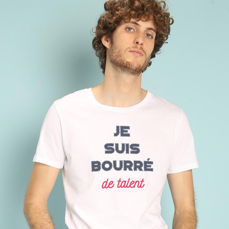 Le Roi du Tshirt T-shirt Homme - BOURRE DE TALENT