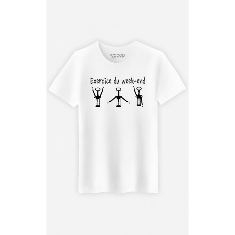 Le Roi du Tshirt T-shirt Homme - EXERCICE DU WEEK-END