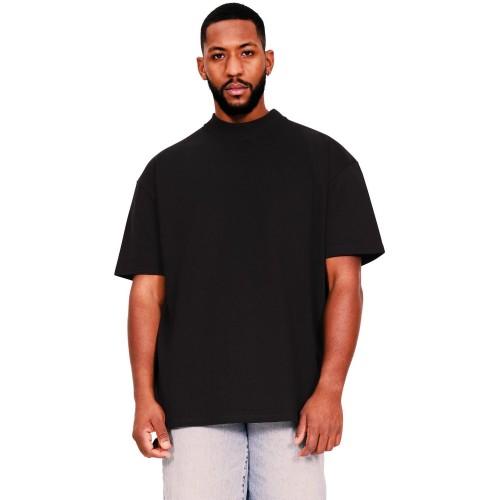 Casual Classics Mens Ringspun Cotton Extended Neckline Tall Oversized T-Shirt
