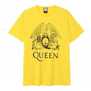 Amplified Mens Line Art Crest Queen T-Shirt