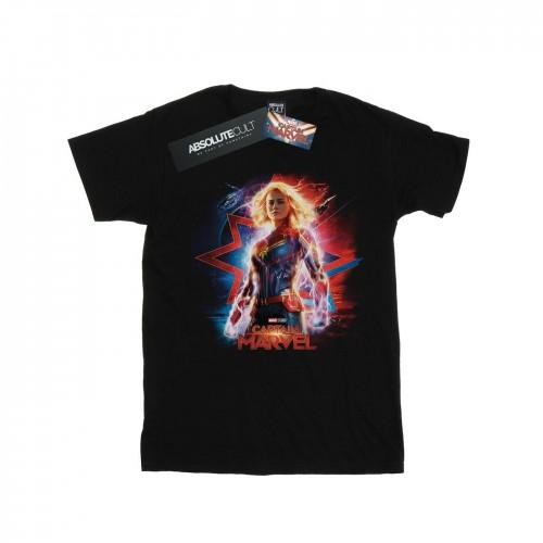 Marvel Mens Captain  Poster T-Shirt