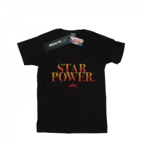 Marvel Mens Captain  Star Power T-Shirt