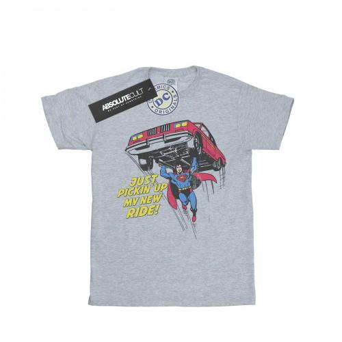 DC Comics Mens Superman New Ride T-Shirt
