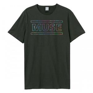 Amplified Unisex Adult Rainbow Logo Muse T-Shirt