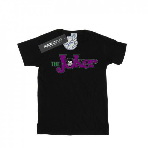 DC Comics Mens The Joker Text Logo T-Shirt