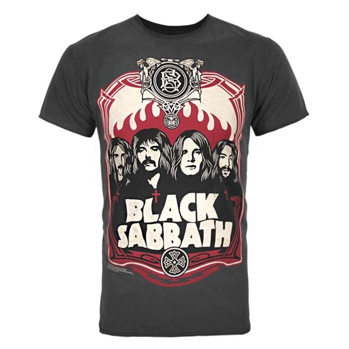 Amplified Official Mens Black Sabbath Poster T-Shirt