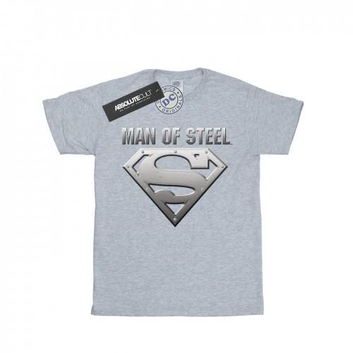 DC Comics Mens Superman Man Of Steel Shield T-Shirt