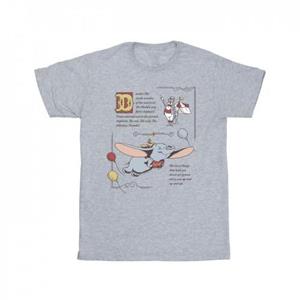 Disney Mens Dumbo Story Book Page T-Shirt