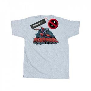 Marvel Mens Deadpool Sword Logo T-Shirt