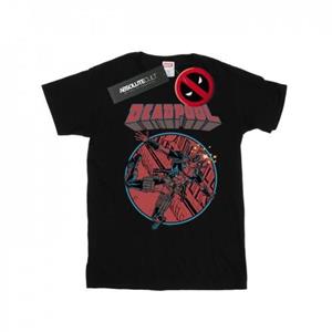 Marvel Mens Deadpool Flying T-Shirt